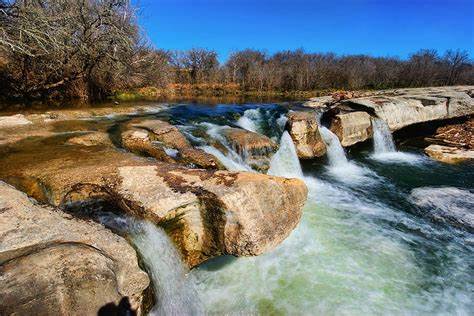 a picture of mckinney falls state park in austin texas.