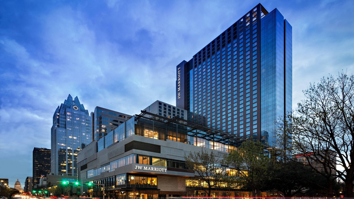 a picture of the jw marritott hotel in austin texas.