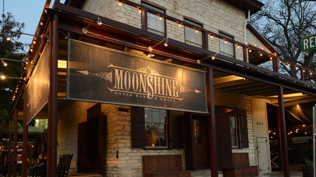 a picture of the moonshine patio restaurant in austin texas.